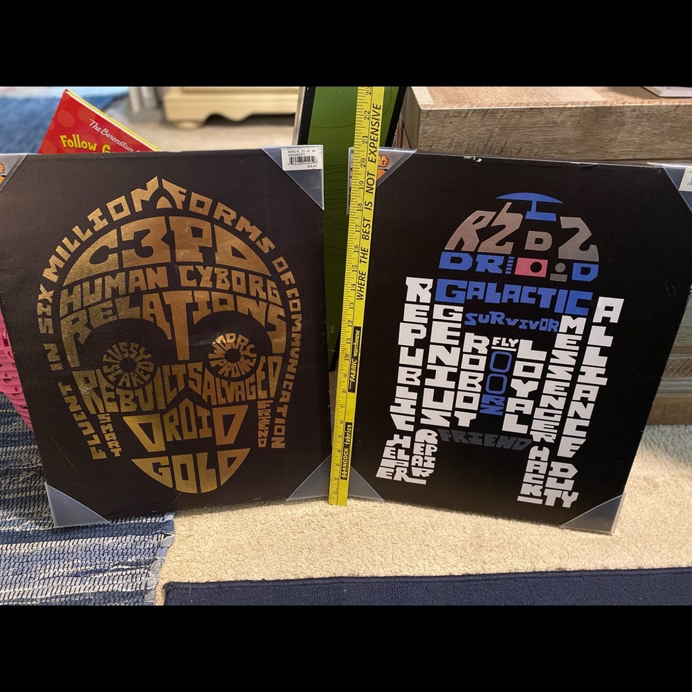 2 Star Wars Canvas prints.